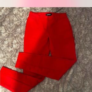 Express Red Pants
